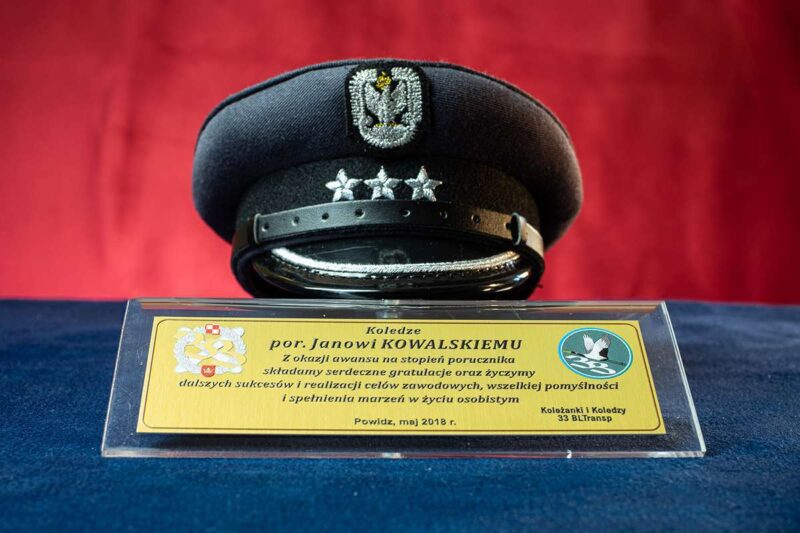 Gratulacje awansu - czapka Sił Powietrznych