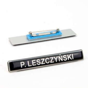 Identyfikator imienny Służby Celnej na agrafkę