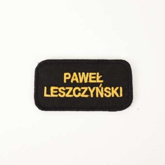 Haftowany identyfikator imienny PSP