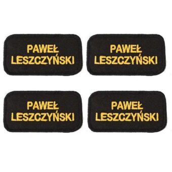 Haftowany identyfikator imienny PSP - 4 szt.