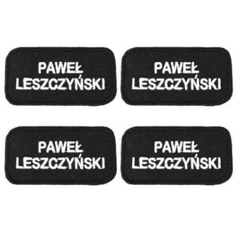 Haftowany identyfikator imienny OSP - zestaw 4 szt.