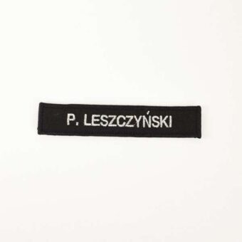 Haftowany identyfikator imienny Policyjny