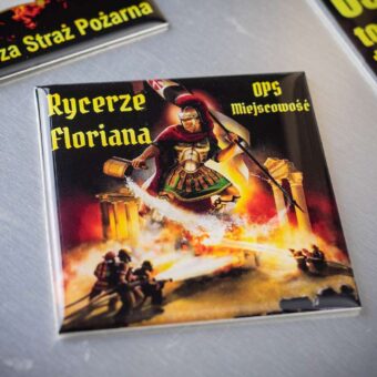 Insta magnesy 3D na lodówkę - Rycerze Floriana OSP