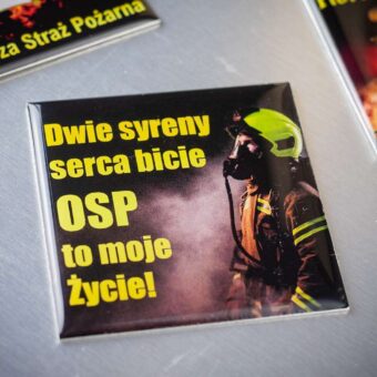 Insta magnesy 3D na lodówkę - Serca bicie OSP