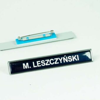 Identyfikator imienny Służby Ochrony Państwa na agrafkę