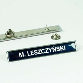 Identyfikator imienny Służby Ochrony Państwa na pinsy